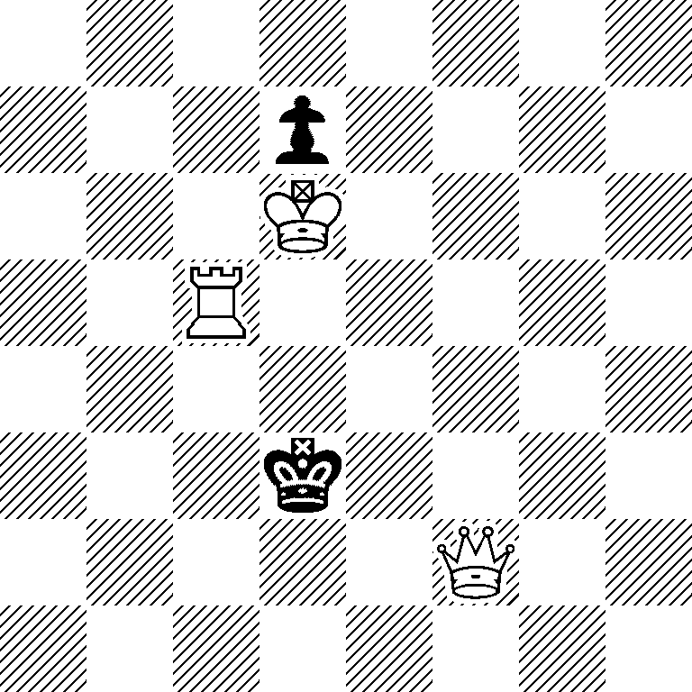 8/3p4/3K4/2R5/8/3k4/5Q2/8