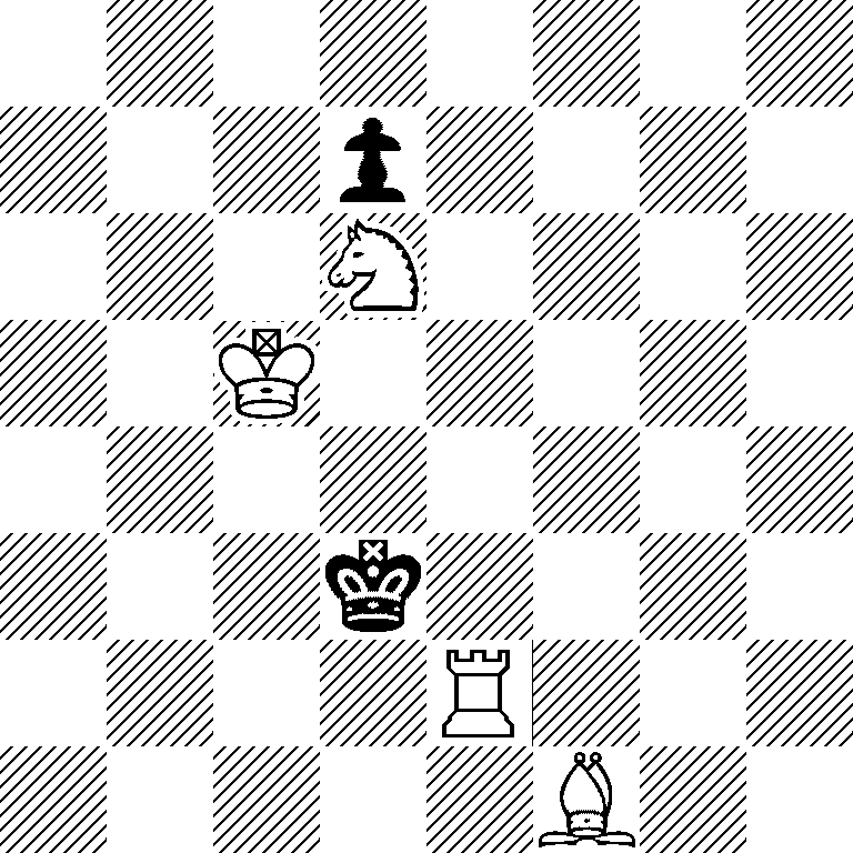 8/3p4/3N4/2K5/8/3k4/4R3/5B2