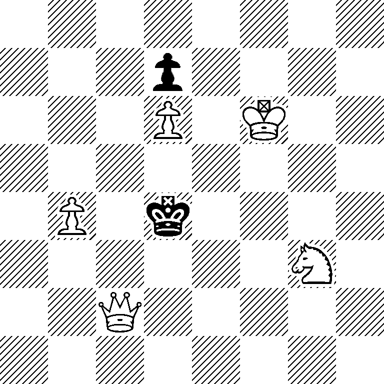 8/3p4/3P1K2/8/1P1k4/6N1/2Q5/8
