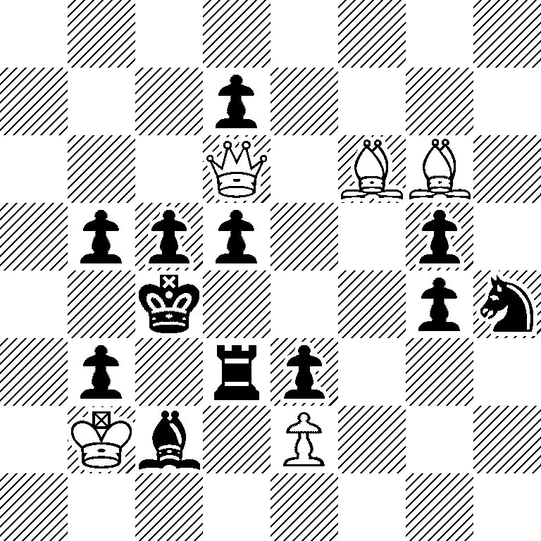 8/3p4/3Q1BB1/1ppp2p1/2k3pn/1p1rp3/1Kb1P3/8