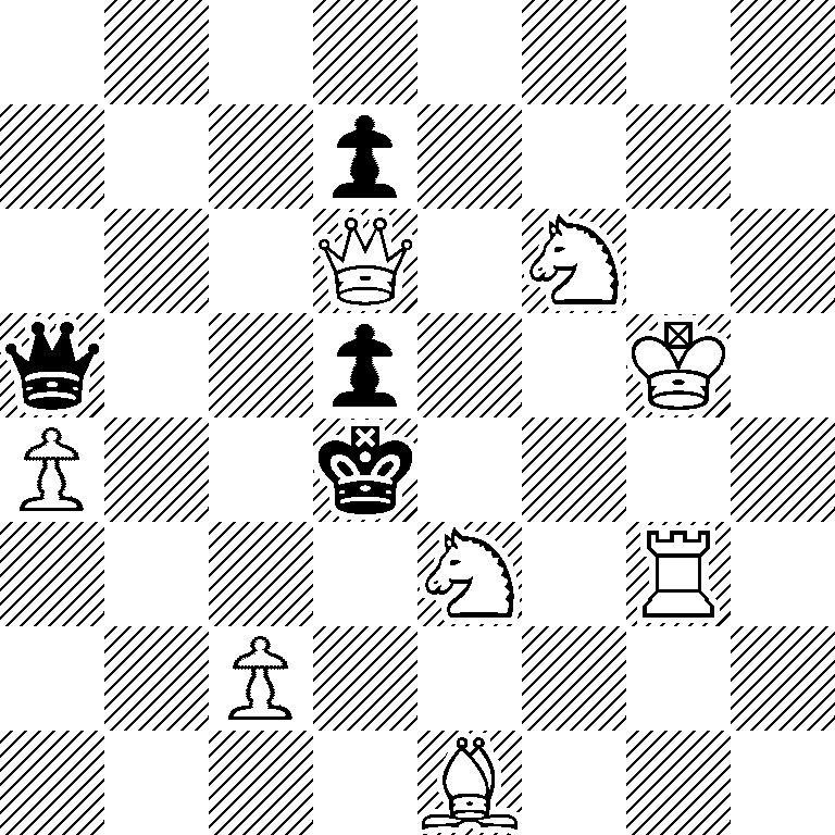 8/3p4/3Q1N2/q2p2K1/P2k4/4N1R1/2P5/4B3