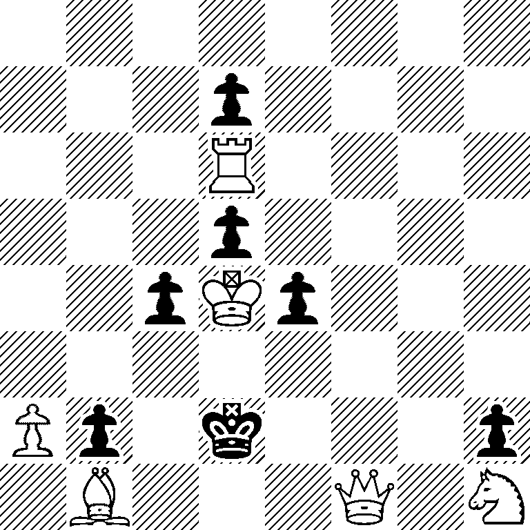 8/3p4/3R4/3p4/2pKp3/8/Pp1k3p/1B3Q1N