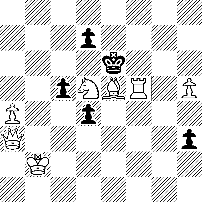 8/3p4/4k3/2pNBR1P/P2p4/Q6p/1K6/8