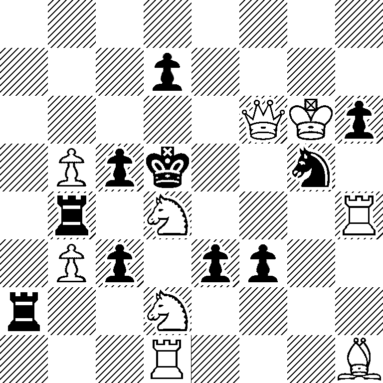 8/3p4/5QKp/1Ppk2n1/1r1N3R/1Pp1pp2/r2N4/3R3B