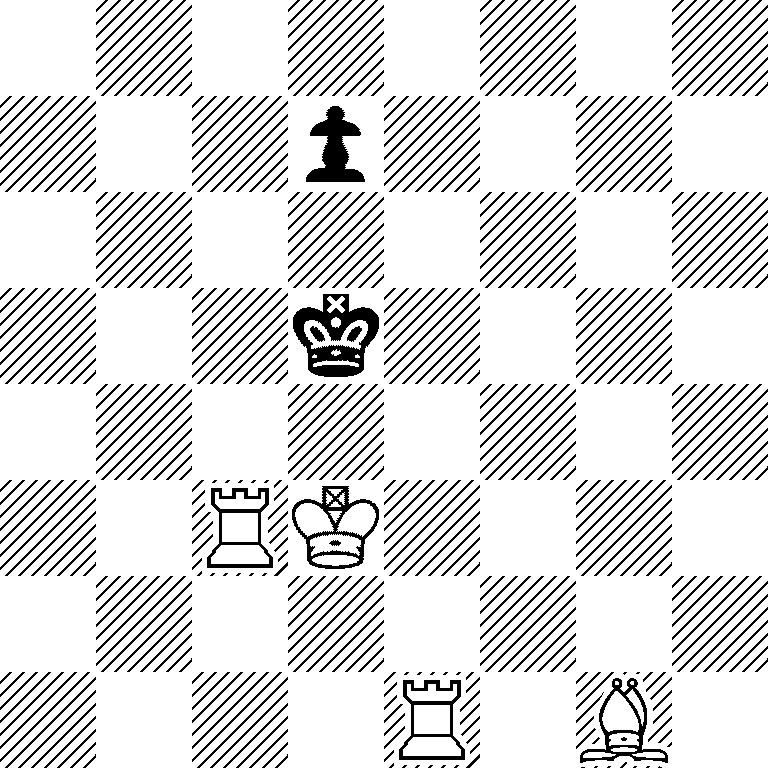 8/3p4/8/3k4/8/2RK4/8/4R1B1