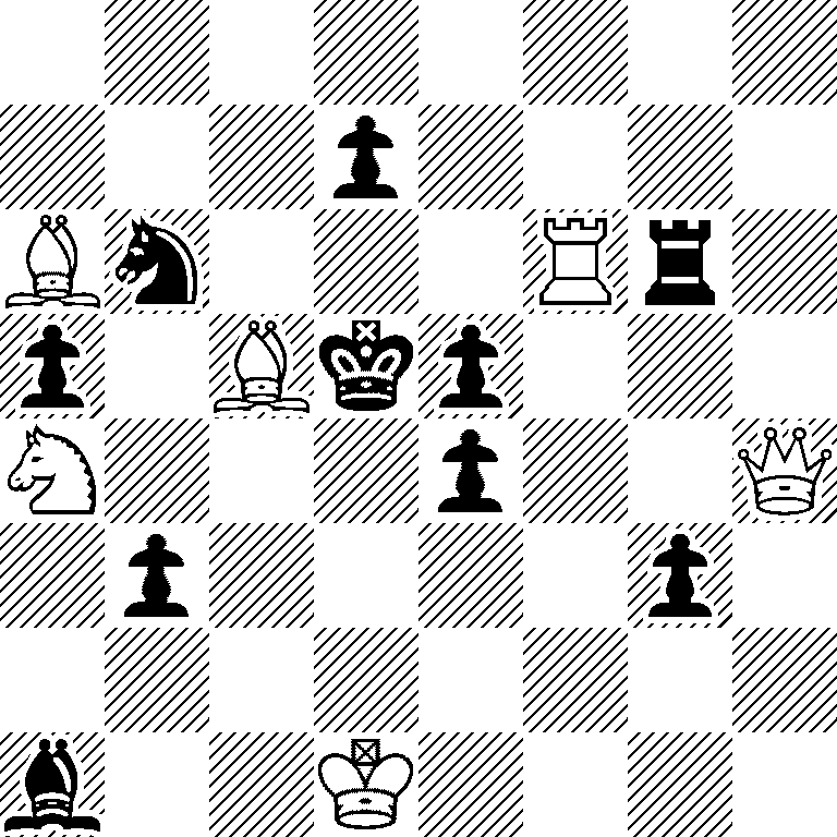 8/3p4/Bn3Rr1/p1Bkp3/N3p2Q/1p4p1/8/b2K4