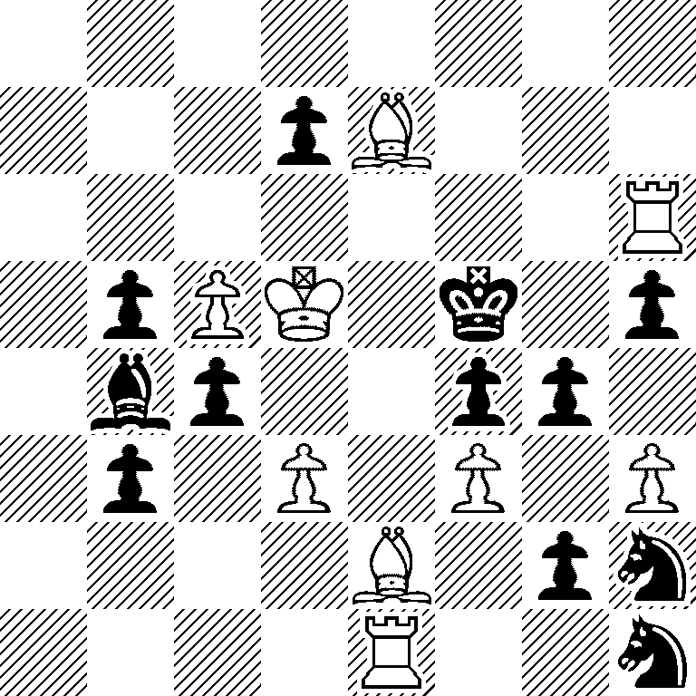 8/3pB3/7R/1pPK1k1p/1bp2pp1/1p1P1P1P/4B1ps/4R2s