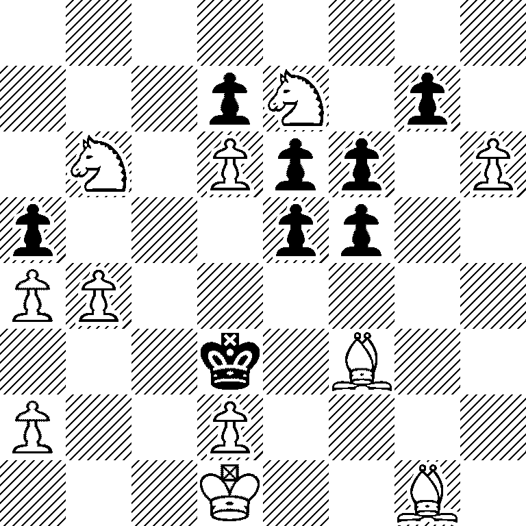 8/3pN1p1/1N1Ppp1P/p3pp2/PP6/3k1B2/P2P4/3K2B1