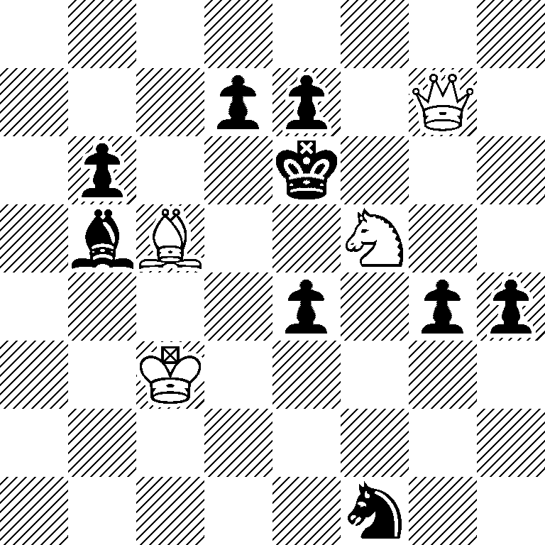 8/3pp1Q1/1p2k3/1bB2N2/4p1pp/2K5/8/5n2