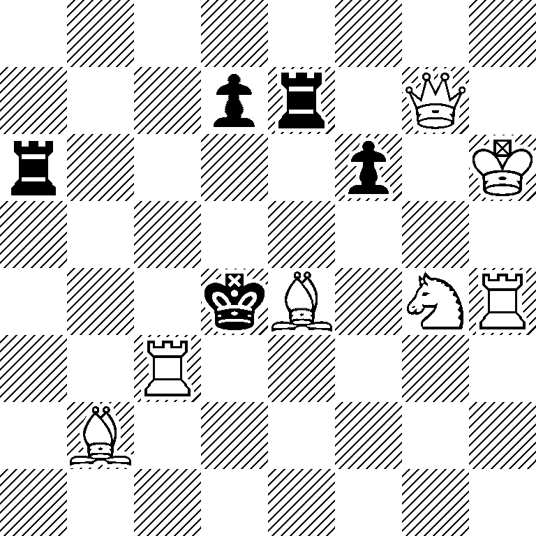 8/3pr1Q1/r4p1K/8/3kB1NR/2R5/1B6/8