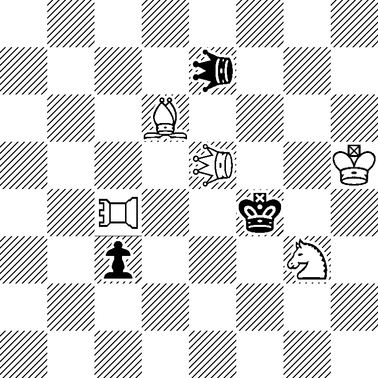 8/4*3q3/3B4/4*3Q2K/2*3R2k2/2p3S1/8/8