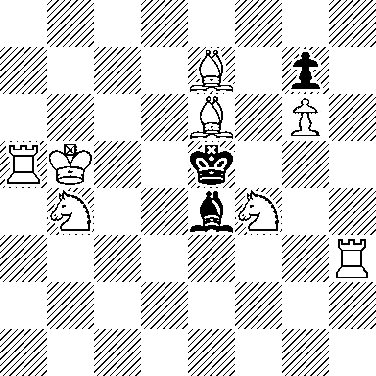 8/4B1p1/4B1P1/RK2k3/1N2bN2/7R/8/8