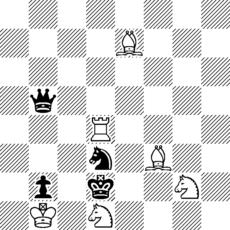 8/4B3/8/1q6/3R4/3n1B2/1p1k2N1/1K1N4