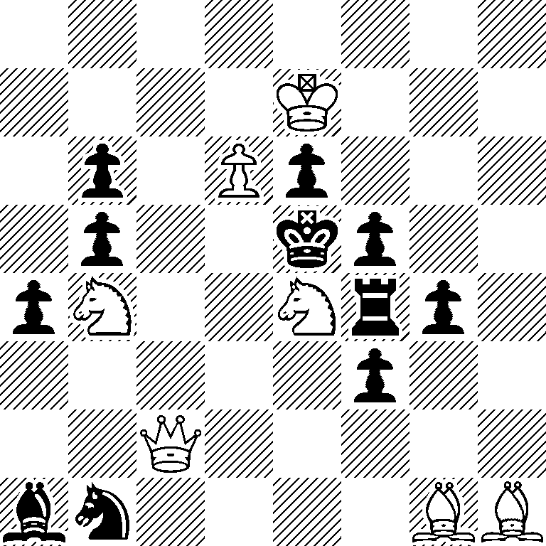 8/4K3/1p1Pp3/1p2kp2/pN2Nrp1/5p2/2Q5/bn4BB