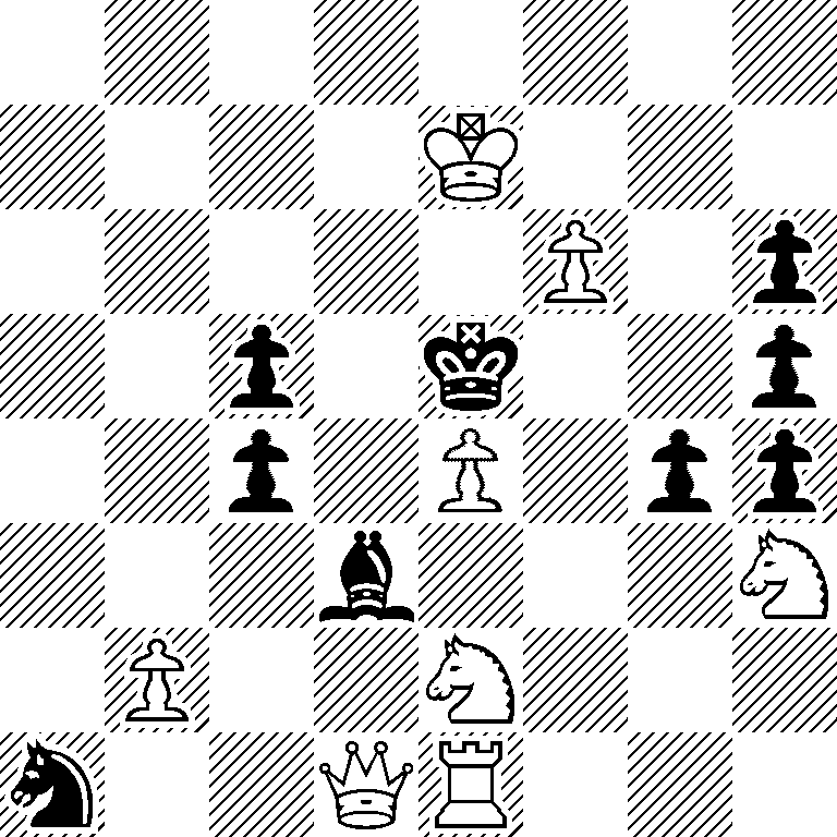 8/4K3/5P1p/2p1k2p/2p1P1pp/3b3N/1P2N3/n2QR3