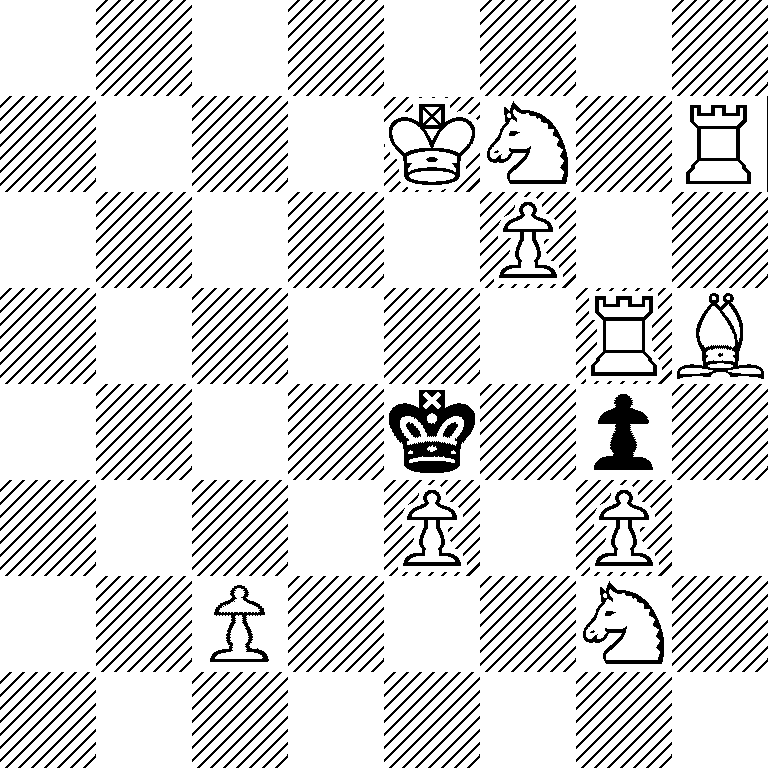 8/4KN1R/5P2/6RB/4k1p1/4P1P1/2P3N1/8