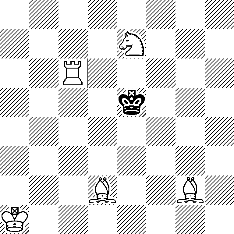 8/4N3/2R5/4k3/8/8/3B2B1/K7