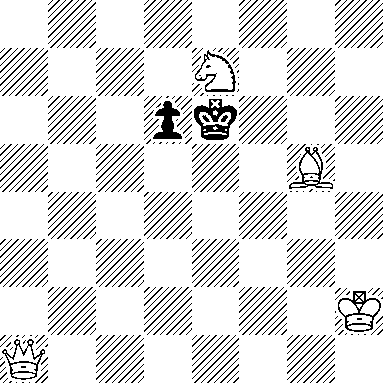 8/4N3/3pk3/6B1/8/8/7K/Q7