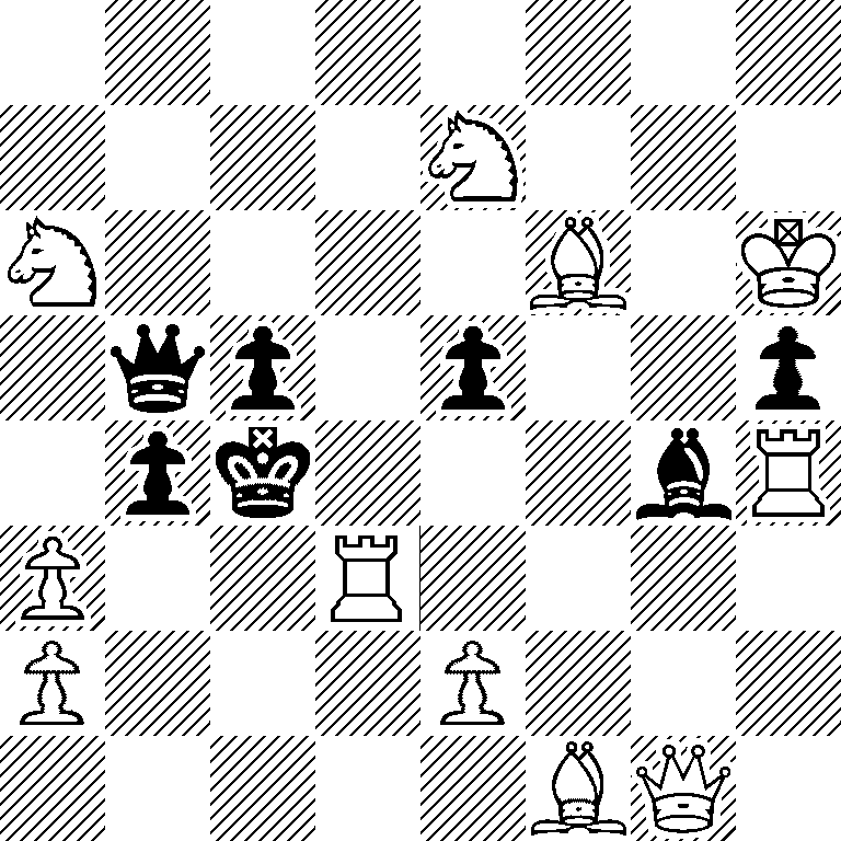 8/4N3/N4B1K/1qp1p2p/1pk3bR/P2R4/P3P3/5BQ1