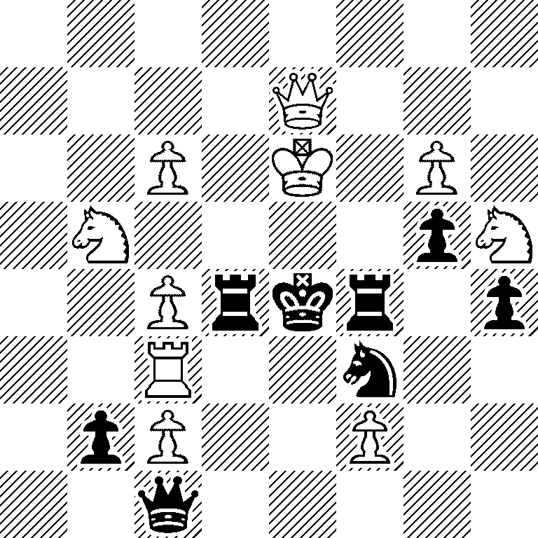 8/4Q3/2P1K1P1/1N4pN/2Prkr1p/2R2n2/1pP2P2/2q5