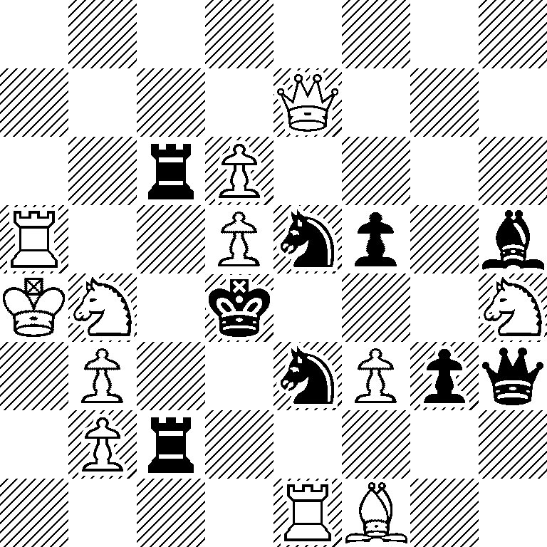 8/4Q3/2rP4/R2Pnp1b/KN1k3N/1P2nPpq/1Pr5/4RB2