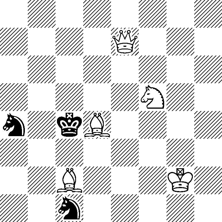 8/4Q3/8/5N2/n1kB4/8/2B3K1/2n5