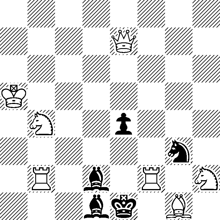 8/4Q3/8/K7/1N2p3/6n1/1R1b1R1N/3bk1B1