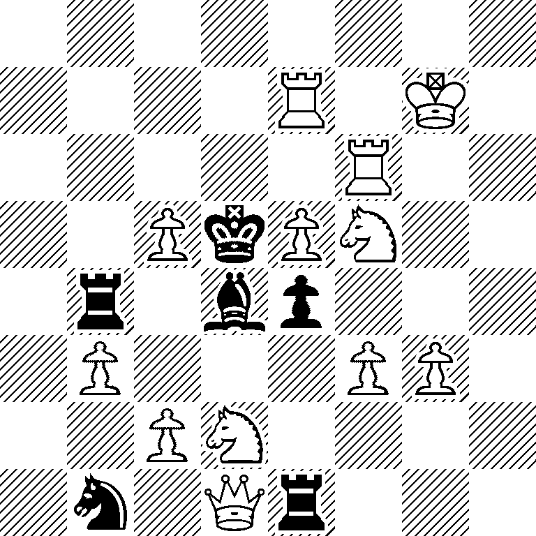 8/4R1K1/5R2/2PkPN2/1r1bp3/1P3PP1/2PN4/1n1Qr3