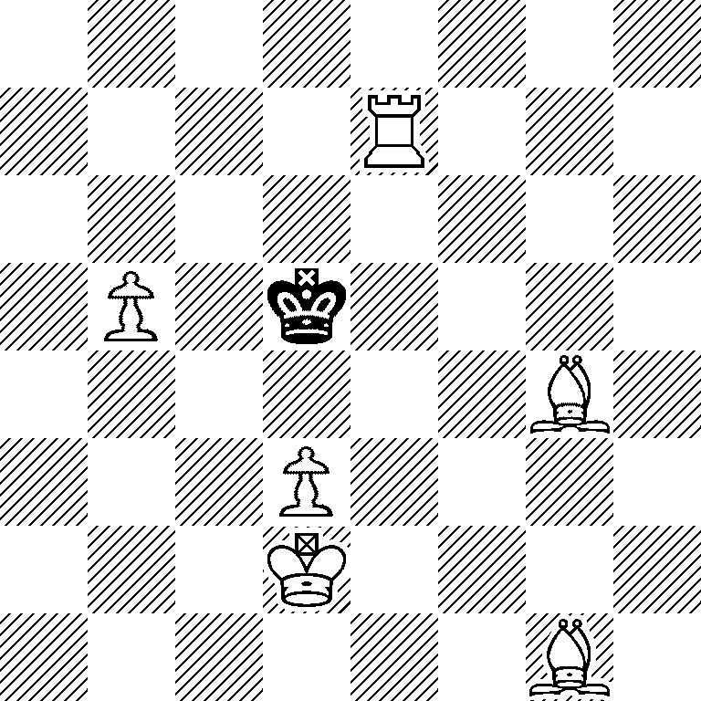 8/4R3/8/1P1k4/6B1/3P4/3K4/6B1