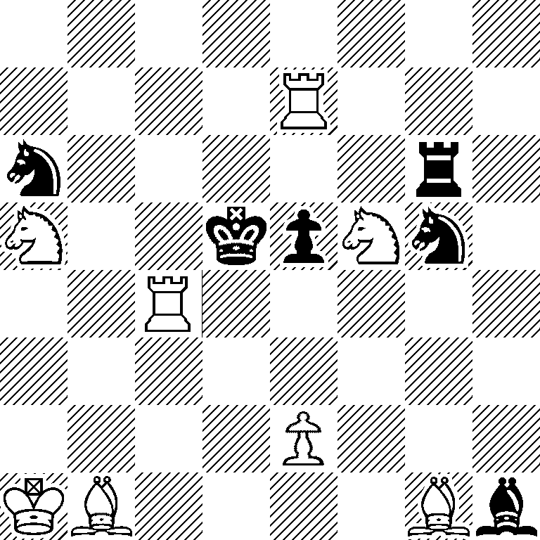 8/4R3/n5r1/N2kpNn1/2R5/8/4P3/KB4Bb