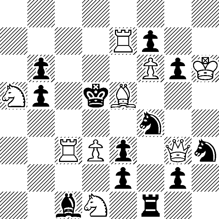 8/4Rp2/1p3PpK/Np1kB3/5n2/2RPp1Qn/4p1p1/2bN1r2