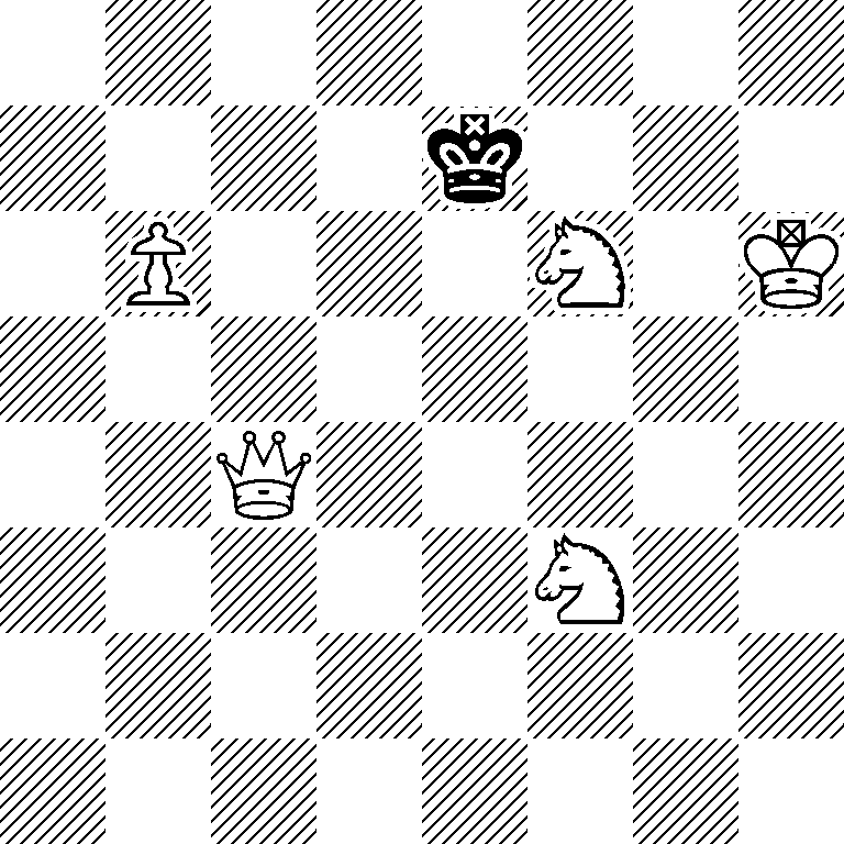 8/4k3/1P3N1K/8/2Q5/5N2/8/8