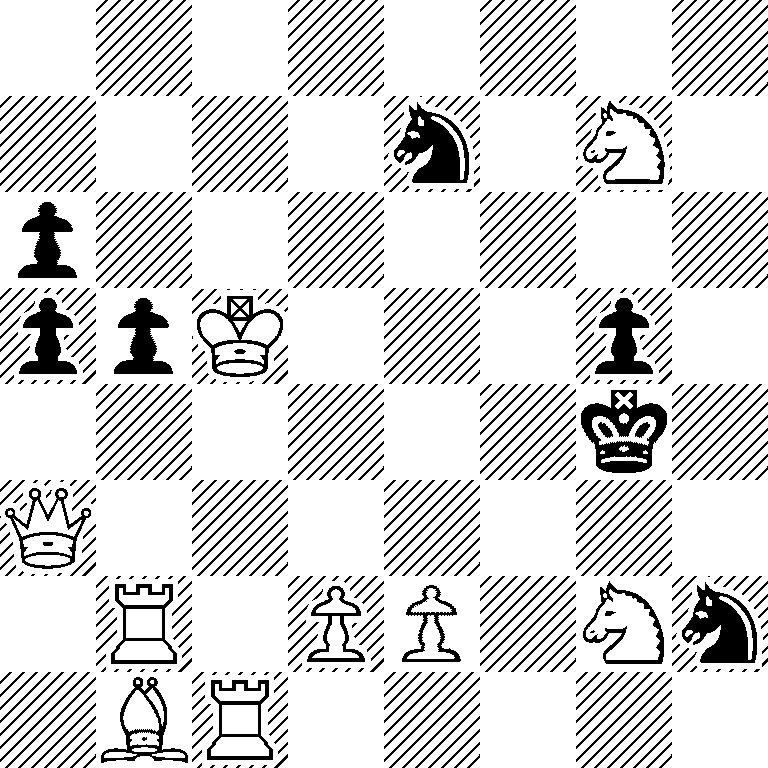 8/4n1N1/p7/ppK3p1/6k1/Q7/1R1PP1Nn/1BR5