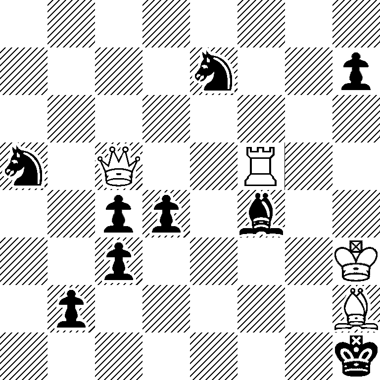 8/4n2p/8/n1Q2R2/2pp1b2/2p4K/1p5B/7k