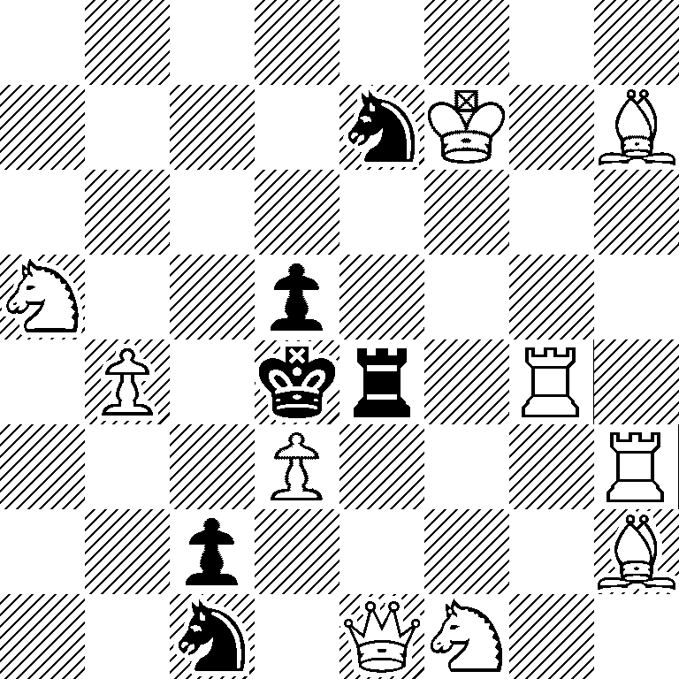8/4nK1B/8/N2p4/1P1kr1R1/3P3R/2p4B/2n1QN2