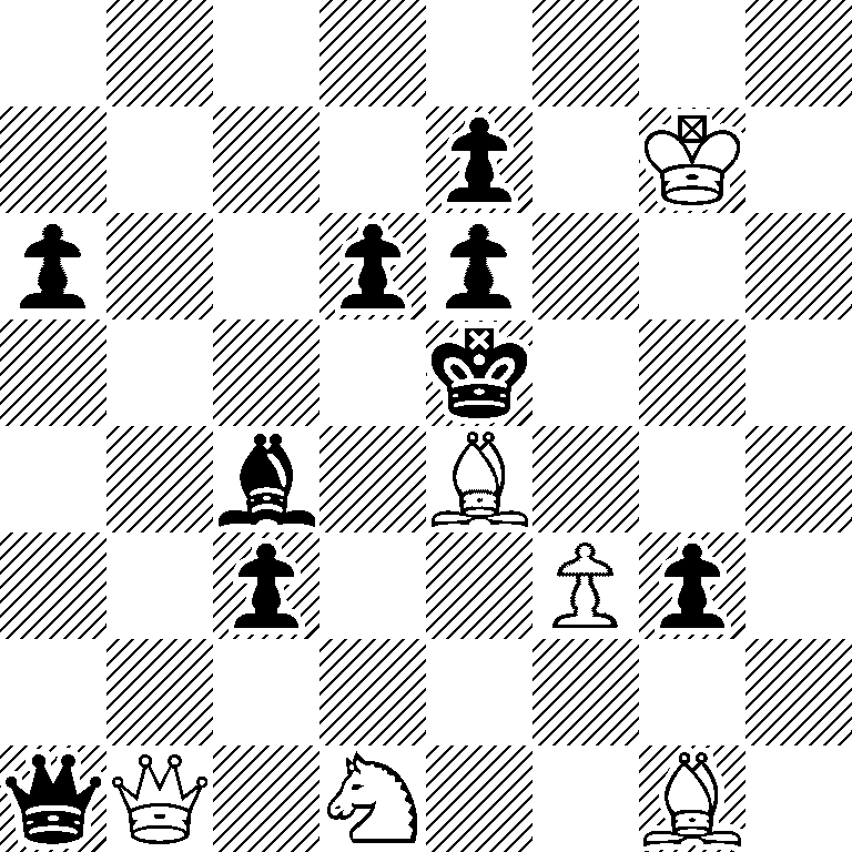 8/4p1K1/p2pp3/4k3/2b1B3/2p2Pp1/8/qQ1N2B1