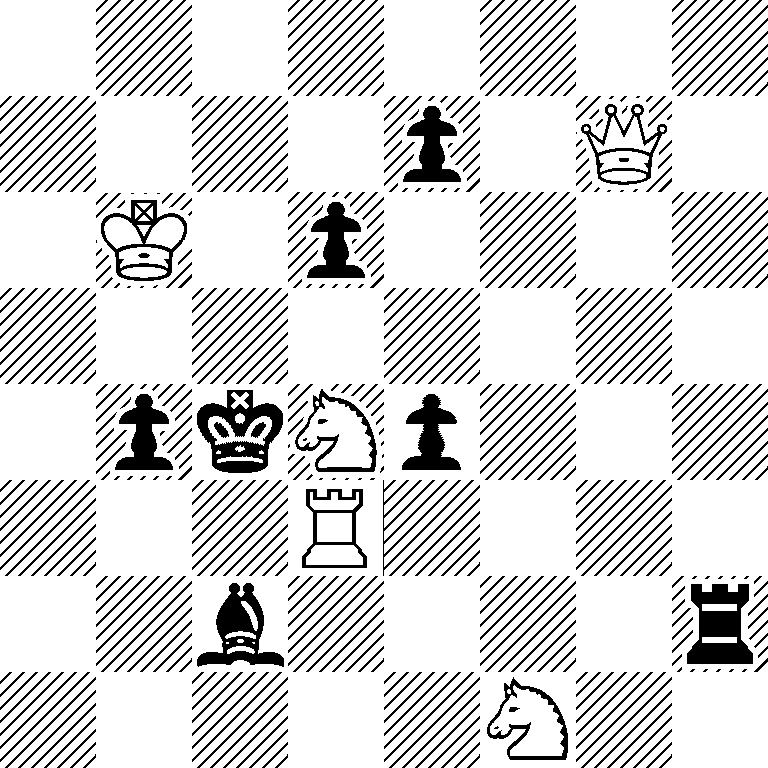 8/4p1Q1/1K1p4/8/1pkNp3/3R4/2b4r/5N2