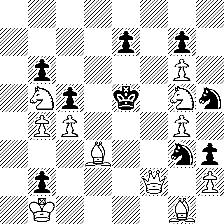 8/4p1p1/1p4P1/1Np1k1Nn/1PP3P1/3B2np/1p3Q1P/1K4B1