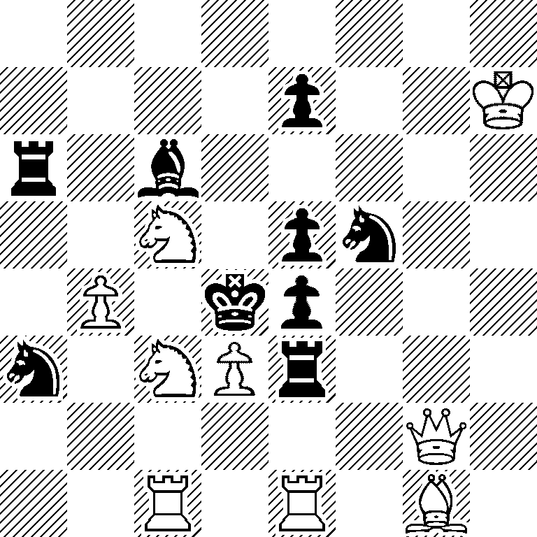 8/4p2K/r1b5/2N1pn2/1P1kp3/n1NPr3/6Q1/2R1R1B1