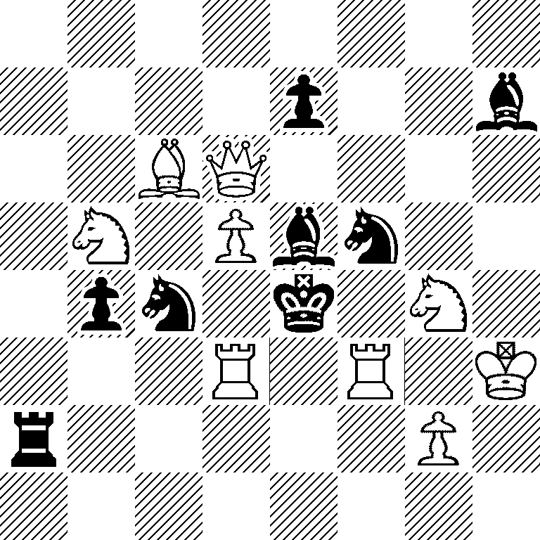 8/4p2b/2BQ4/1N1Pbn2/1pn1k1N1/3R1R1K/r5P1/8