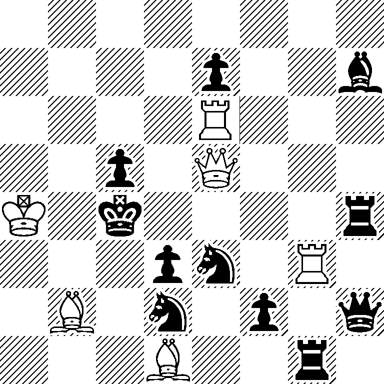 8/4p2b/4R3/2p1Q3/K1k4r/3pn1R1/1B1n1p1q/3B2r1