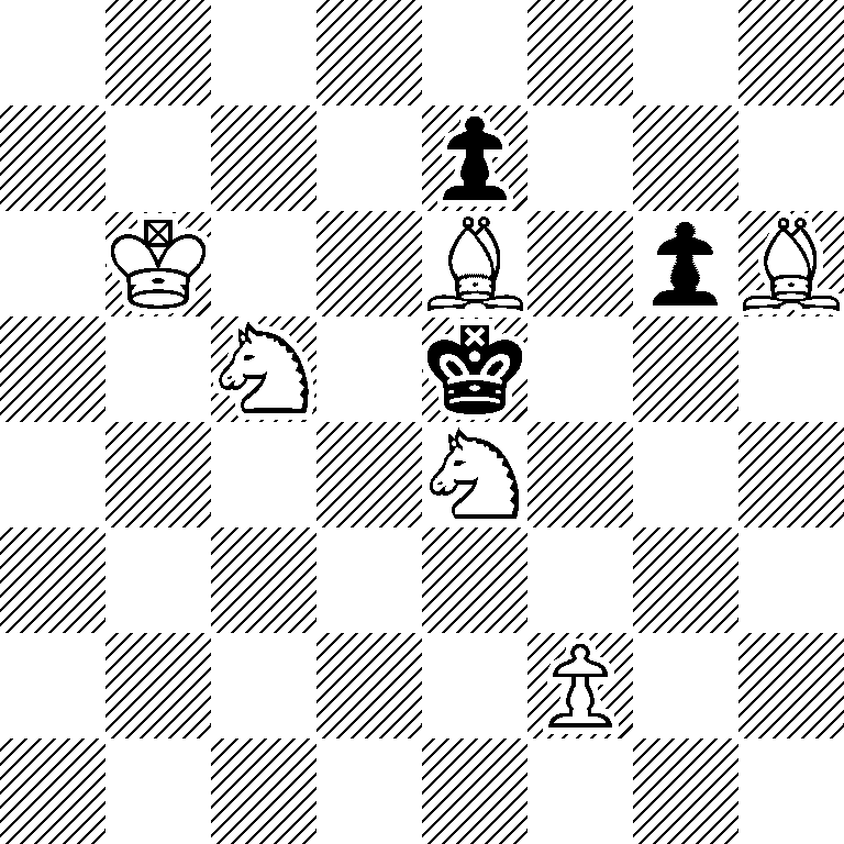 8/4p3/1K2B1pB/2N1k3/4N3/8/5P2/8