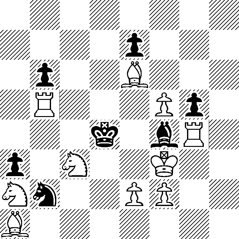 8/4p3/1p2B3/1R3Pp1/3k1bR1/p1N2K2/Nn2PP2/B7