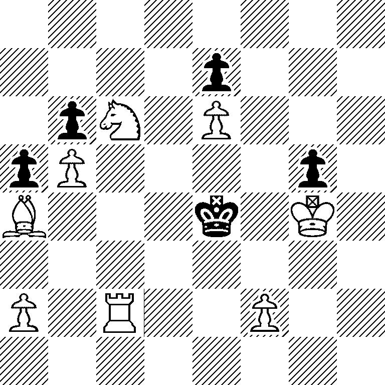 8/4p3/1pN1P3/pP4p1/B3k1K1/8/P1R2P2/8