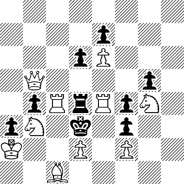 8/4p3/3pP3/1Q4p1/1pRrRpN1/pN1k1p2/K2P1P2/2B5