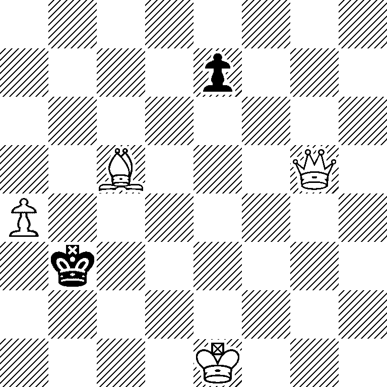 8/4p3/8/2B3Q1/P7/1k6/8/4K3