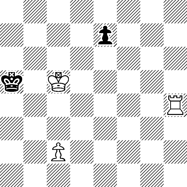 8/4p3/8/k1K5/7R/8/2P5/8