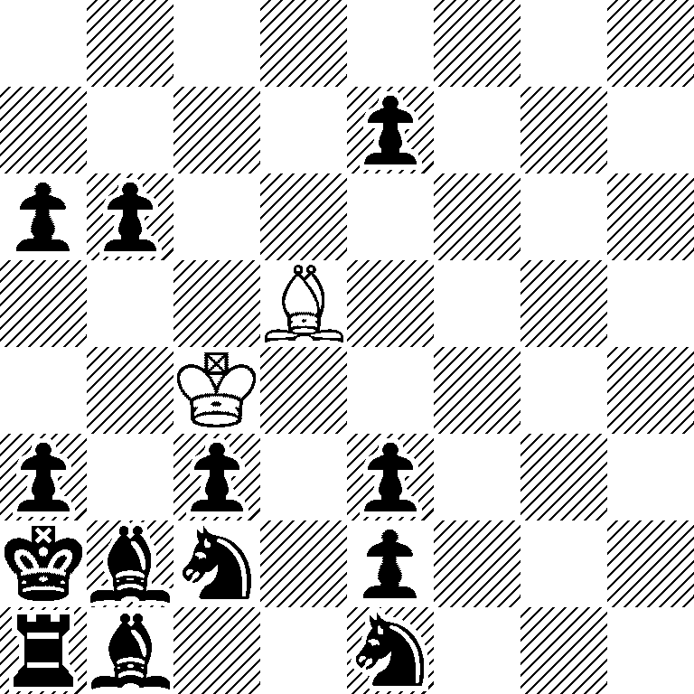 8/4p3/pp6/3B4/2K5/p1p1p3/kbn1p3/rb2n3