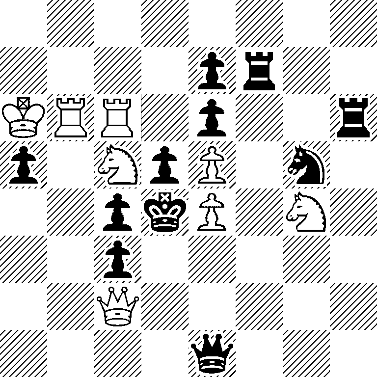 8/4pr2/KRR1p2r/p1NpP1n1/2pkP1N1/2p5/2Q5/4q3
