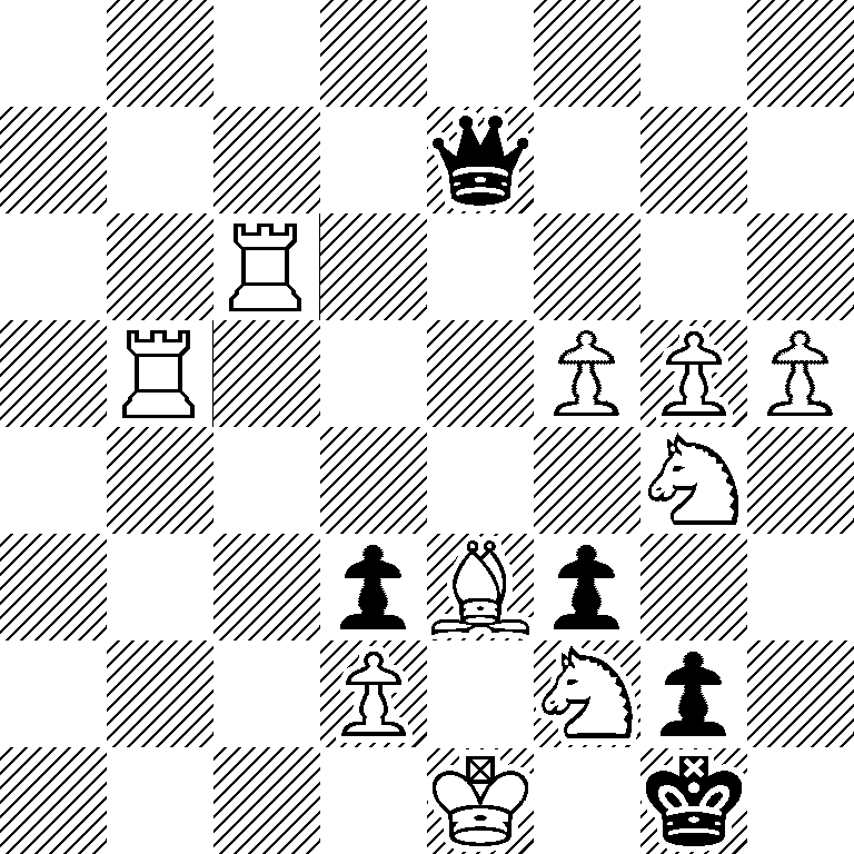 8/4q3/2R5/1R3PPP/6N1/3pBp2/3P1Np1/4K1k1